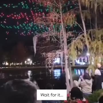 Injuries caused by DRONES in Holiday show in Orlando, Florida Saturday