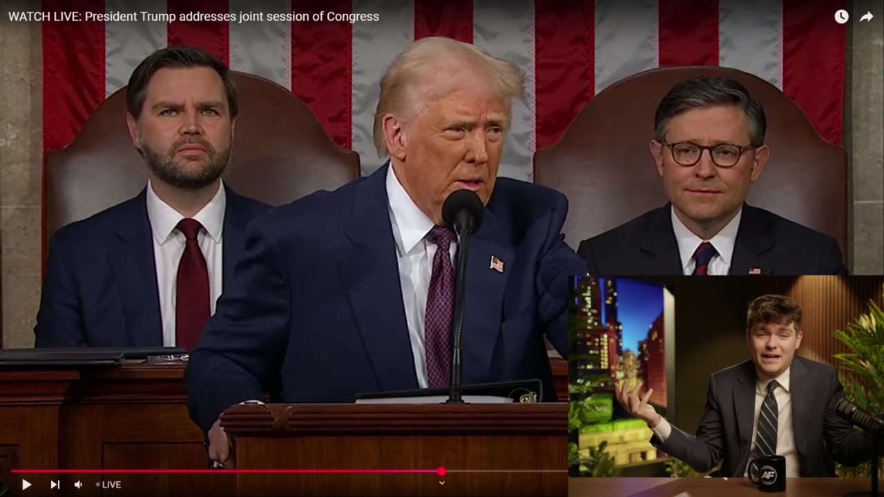 Nick Fuentes final thoughts on Trump's join session speech