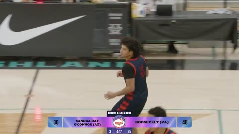 🔥 BURRIES EXPLODES! Step-back Triple for Brayden Burries at HoopHall West 🎯