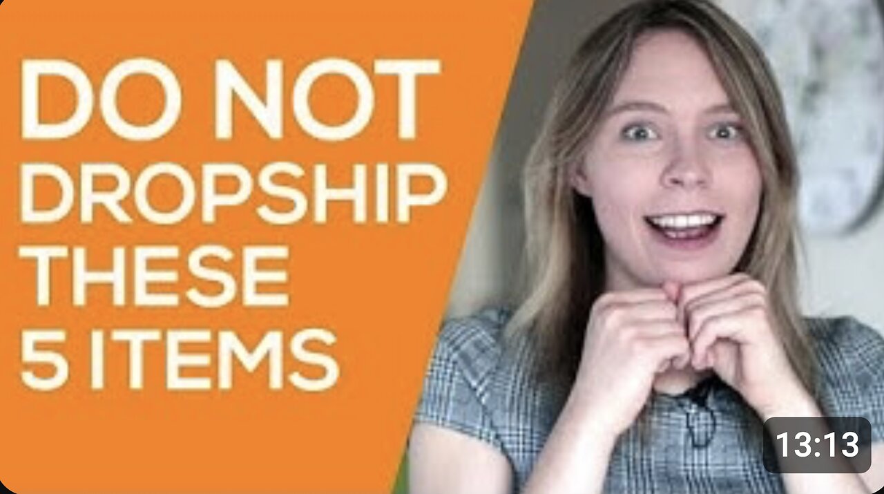 DO NOT DROPSHIP These 5 Items (WARNING - Products that Will LOSE You Money)