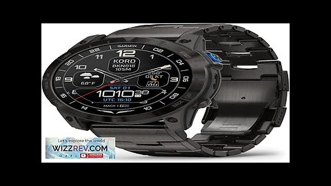 Garmin D2™ Mach 1 Pro Aviator Smartwatch with GPS Moving Map Aviation Review