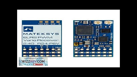 Mateksys R24-P6V ExpressLRS ELRS 2.4GHz 6CH PWM Vario Receiver Dual Antenna Review