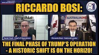 Riccardo Bosi: The Final Phase of Trump’s Operation - A Historic Shift Is on the Horizo!