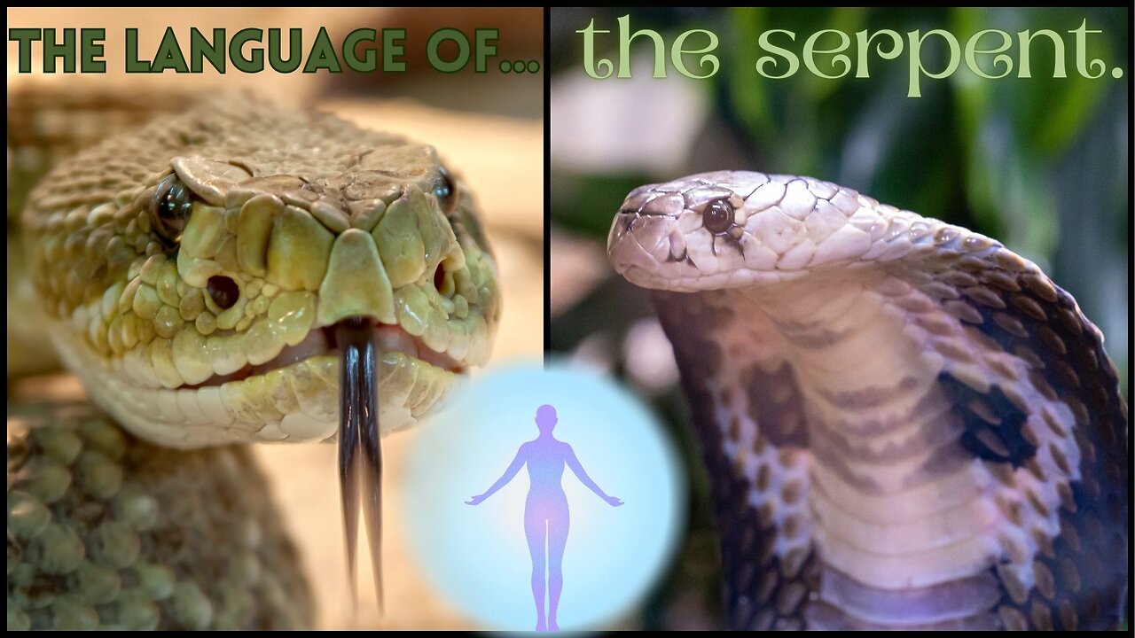 The duality of the serpent - healing and deception.