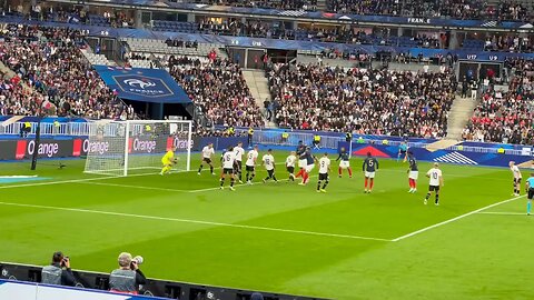 Antoine Griezmann corner-kick (France vs Austria)