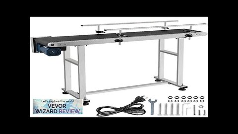 VEVOR Belt Conveyor 59 x 7.8 inch Conveyor Table Heavy Duty Stainless Review