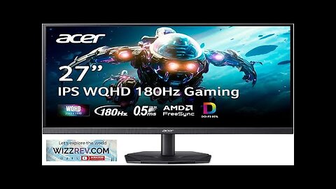 acer Nitro 27" WQHD 2560 x 1440 IPS Gaming Monitor AMD Review