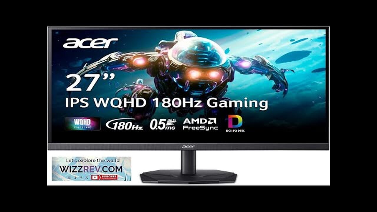 acer Nitro 27" WQHD 2560 x 1440 IPS Gaming Monitor AMD Review