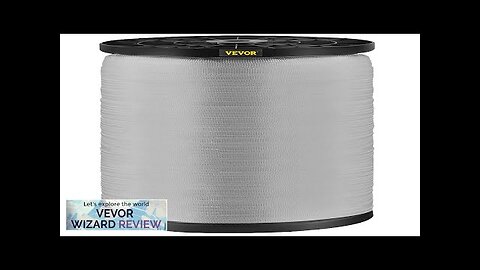 VEVOR 2500Lbs Polyester Pull Tape 318' x 3/4" Flat Tape for Wire Review