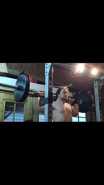 3x10 50 Kg Behind the Neck Press.