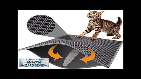 Pieviev Cat Litter Mat Double Layer Waterproof Urine Proof Trapping Mat 1 Review