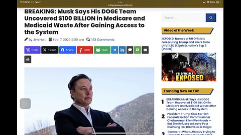 Musk Says His DOGE Team Uncovered $100 BILLION in Medicare and Medicaid Waste