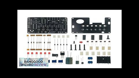 EQKIT CNC Regulated Power Supply Kit Adjustable with Voltage Indication Electronic DIY Review