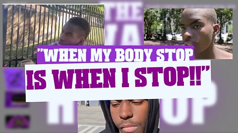 The Story of Homeless 22year CRACKHEAD say he stopping when his body stop (pt 1)