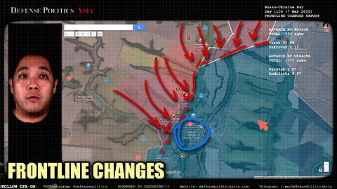 [ Ukraine Frontline Changes ] MASSIVE COLLAPSE AT KURSK FRONT: Northern flank falling; Sumy entered!