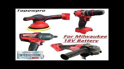 Fit For Milwaukee 18V Battery Brushless Impact Hammer Drill Cordless 1300NM Wrench Review