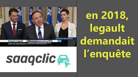 avant d'être élu, legault demandait une enquête