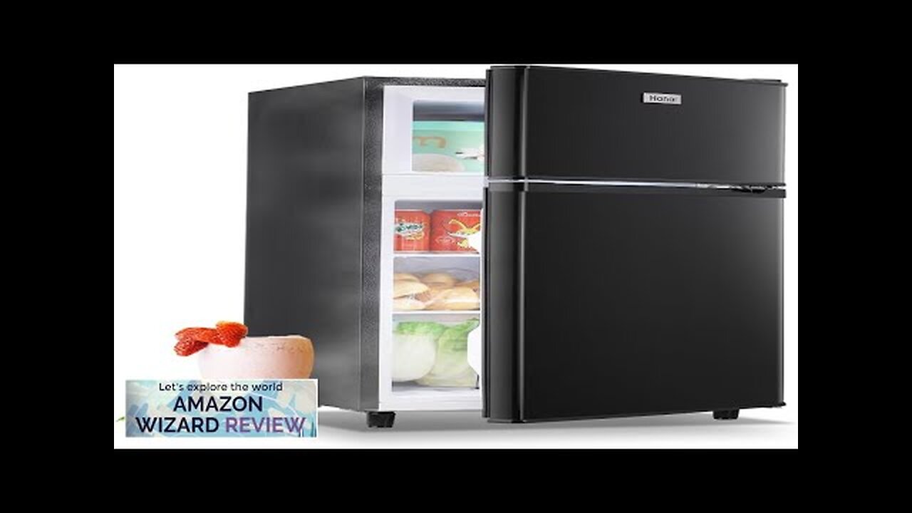 WANAI Mini Fridge with Freezer 3.5 Cu.Ft Double Door Compact Refrigerator Freezer-on-Top Review