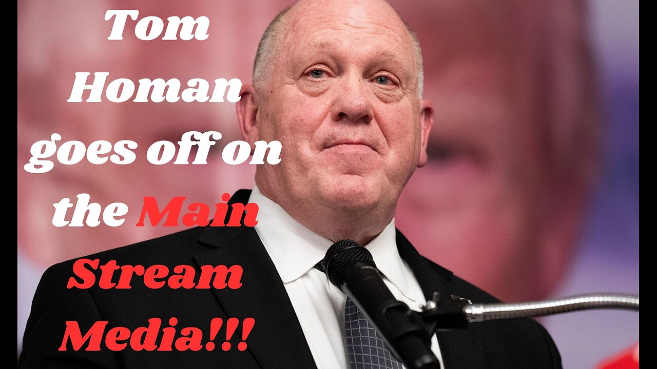 Tom Homan Goes off on the Media at CPAC