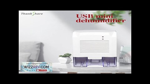 USB Dehumidifier Moisture Absorbers Air Dryer With 800ml Water Tank Quiet Air Review