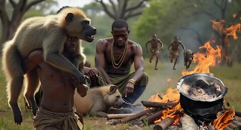 Hadzabe Tribe Cooks And Eats Baboons In The Forest (2025)