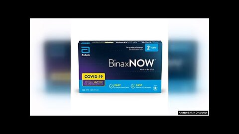 BinaxNOW COVID-19 Antigen Self Test, 1 Pack, 2 Tests Total, COVID Test Review