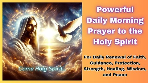 Daily Morning Prayer to the Holy Spirit