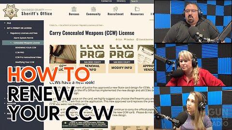 How to Renew Your CCW in San Diego County: What You Need to Know