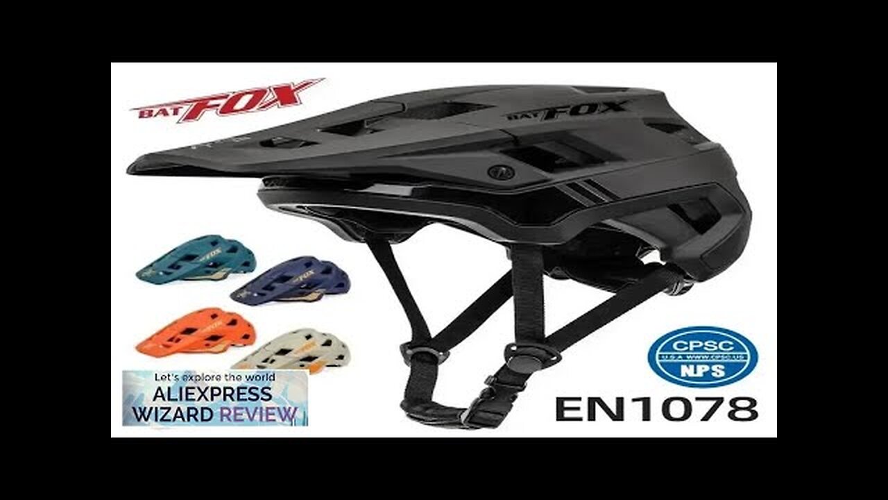 BATFOX Bike Helmet men's bicycle helmet MTB casco bicicleta Mountain bike casco Review