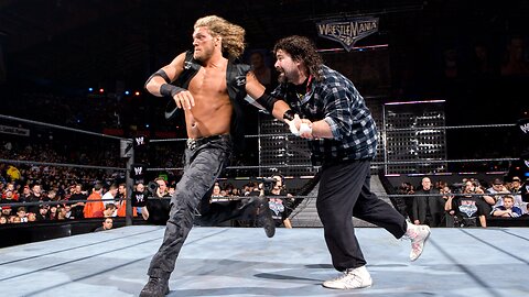 Edge Vs Mick Foley- Hardcore Match- WrestleMania 22 - Highlights