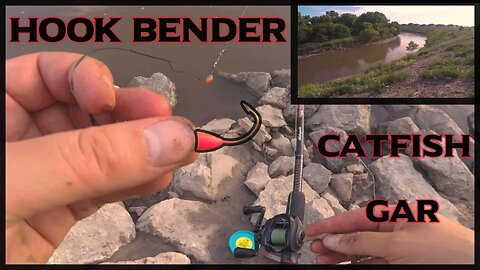 New Spot, New Fish And A Bent Hook From A Beast Fish (Catfish, Gar)