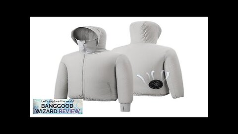 TENGOO Cooling Fan Jacket 3-Gears Wind Speeds Heatproof Cooling Clothing USB Charging Review