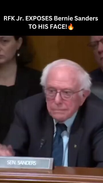 RFK Jr. Confronts Bernie Sanders: “you took $1.5m from big pharma!” 😱 #trending #shorts