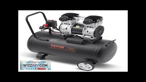 VEVOR Air Compressor Compact Portable Oil Free Compressor 15 Gallon 90 PSI Review