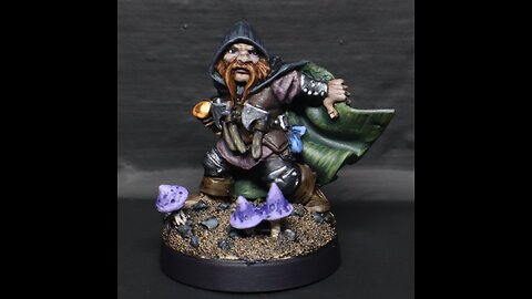 Carrero Arts - Reaper Miniatures - Klaus Copperthumb, Dwarf Thief