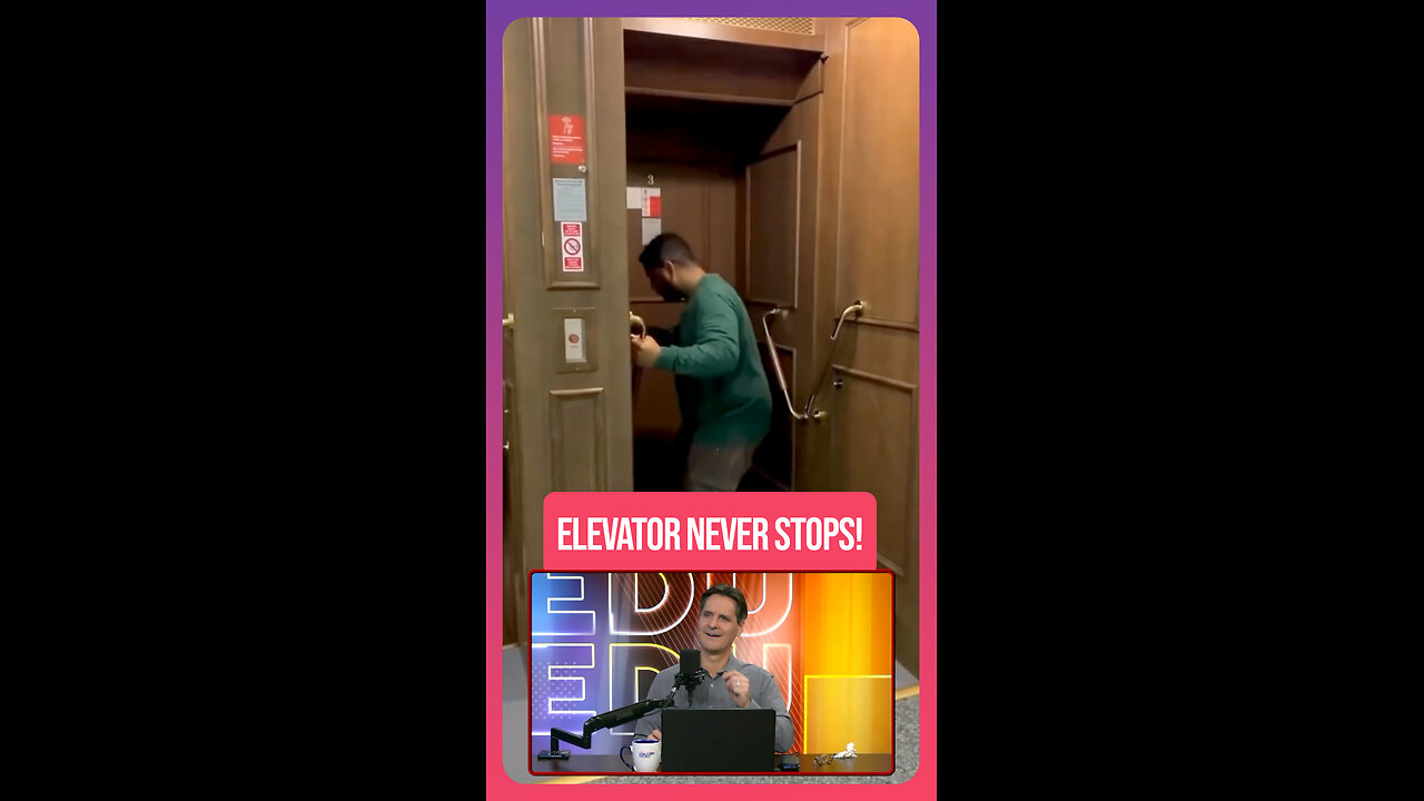 😮Would You Ride This Elevator That Never Stops?