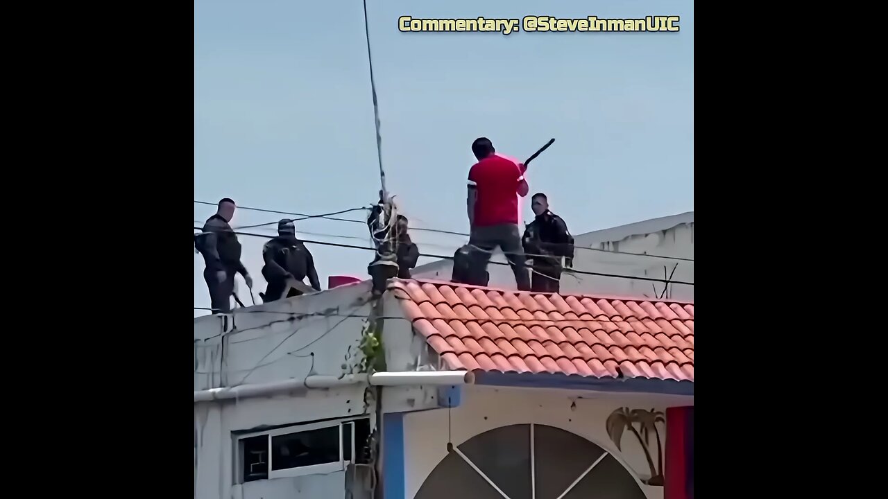 He got the short end of the stick in this piñata party