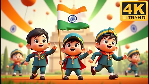 नन्हा मुन्ना राही 🇮🇳 Republic Day Kids Animation 2025 | School Function Special | देश का सिपाही