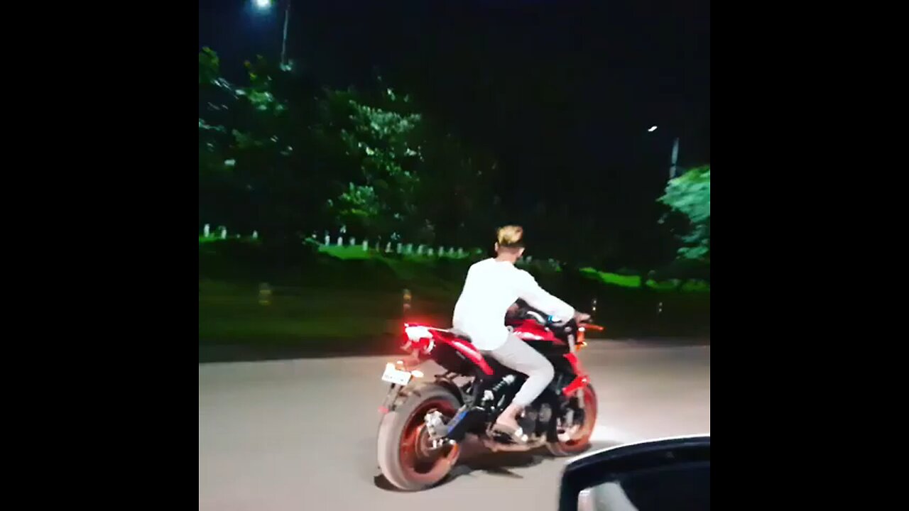 Night Riding with beast bike #nightride #kawasakininja #nightout #nightcore #r15 #racer #shortvideo