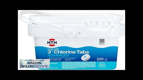 HTH 42052W Pool Care 3" Chlorine Tabs Advanced Individually Wrapped Tablets Review