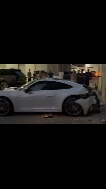 10-Year-Old Steals A Porsche And Destroys It, Crashing Into A Wall