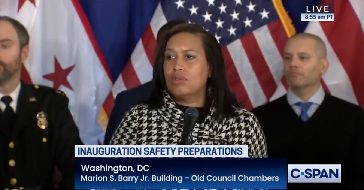 DC Mayor Muriel Bowser Press Conference on Inauguration Safety