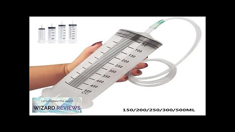 150/200/250/300/500ml Large Capacity Syringes With 1m Hose Pet Feeding Measuring Pump Review