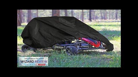 Go Kart Cover2 Seater for Coleman KT196 Go Kart Cover 420D Waterproof Review