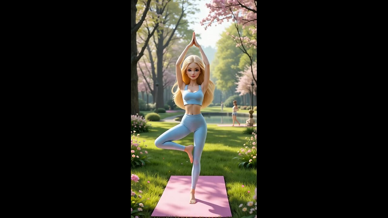 Barbie’s fitness routine