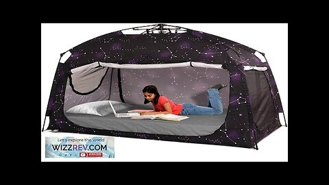 Indoor Instant Privacy Bed Tent for SleepingQuick Set-up Bed CanopiesPortable Bed Drapes Review