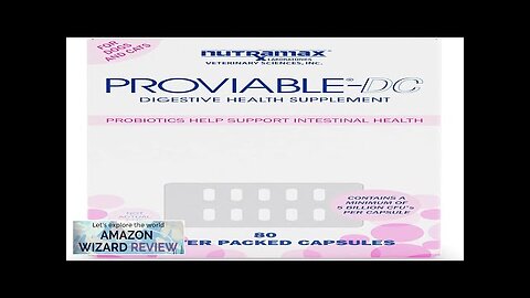 Proviable Digestive Health Supplement Multi-Strain Probiotics and Prebiotics for Cats Review