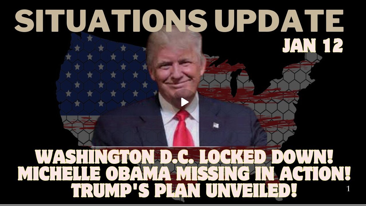 Breaking -Washington D.C. Locked Down! Michelle Obama Missing In Action!Trump's Plan Unveiled!