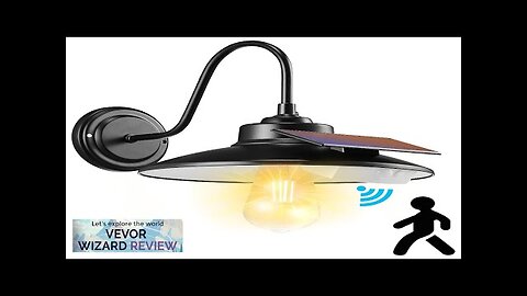 VEVOR Solar Barn Light 3 Lighting Modes & Motion Sensor Dusk Review