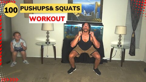 100 Push-Ups & 100 Squats Challenge – Can You Survive This?